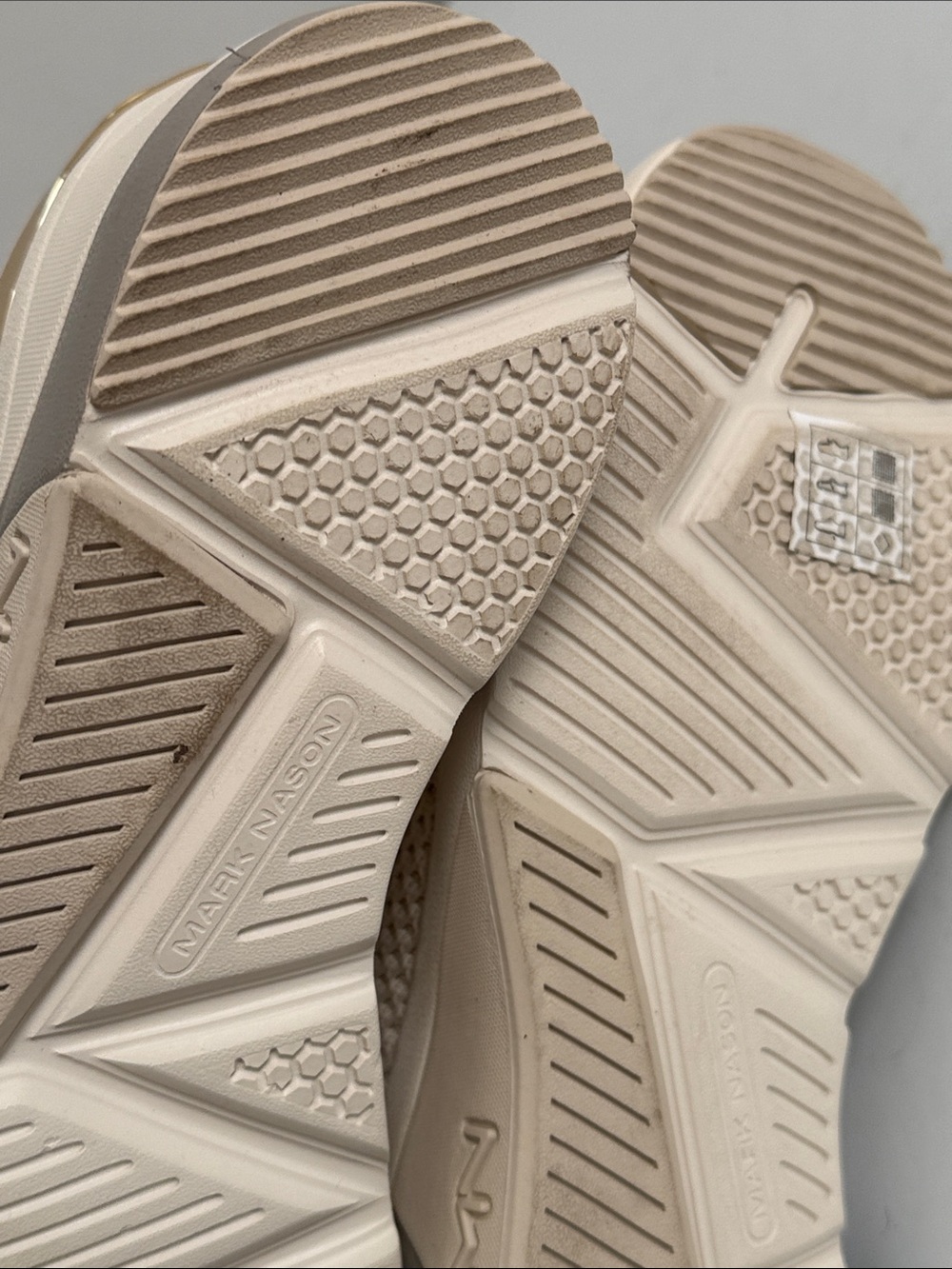 Skechers Cream Slip-On Knit Sneakers - Picture 9 of 11
